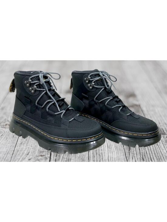 NEW Doc Martens Boury Boots Lace Up Men\'s Size 6 Women’s 7 Black Chukka NWOB main image 6